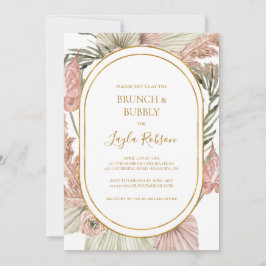 Boho Tropical Botanical | Brunch und Brauchdusche Einladung