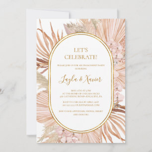 Boho Tropical Botanical   Feiern wir Einladung