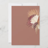 Boho Tropical Fan Palms Küste Elegante Einladung