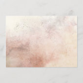 Boho tropical floral Geometric Wedding Details Begleitkarte (Rückseite)