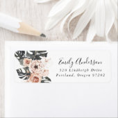 Boho Tropical Floral | Rücksendeadresse (Insitu)