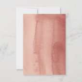 Boho Tropical Floral Wedding Details Card RSVP Karte (Rückseite)