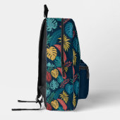 Boho Tropical Leaves Backpack Bedruckter Rucksack (Links)