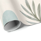 Boho Tropisch Abstrakt Geschenkpapier (Rolleneckpunkt)