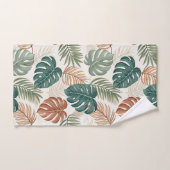 Boho-Tropische Blätter Badhandtuch Set (Handtuch)