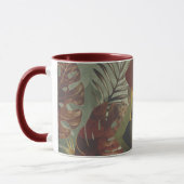 Boho tropische Monstera Palmenblatt 70er Jahre Som Tasse (Links)
