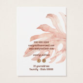 boho tropische Ohrring-Display-Karte (Rückseite)