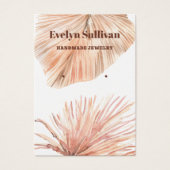 boho tropische Ohrring-Display-Karte (Vorderseite)