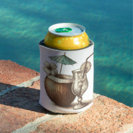 BOHO-TROPISCHE SOMMERGETRÄNKE UND KOKOSNUSS DOSENKÜHLER