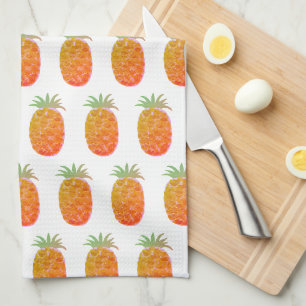 Boho Tropischer Ananas Geschirrtuch
