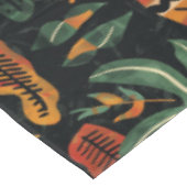 Boho-Tropisches-afrikanisches-Mudcloth-Muster Tischdecke (Schrägansicht)