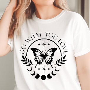 Boho Tu Was Du Liebst Schmetterling Motivation Tri-Blend Shirt