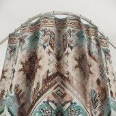 Boho Türkis Western Duschvorhänge, Home Decor Duschvorhang