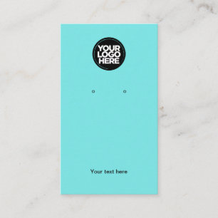 Boho Turquoise Earring Display Card Visitenkarte