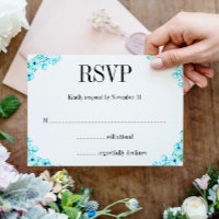 Boho Turquoise Poppies und Ferns Wedding