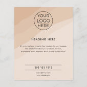 Boho-Tutor-Flugblatt | Sorgfältig verpackt Flyer (Hinten)