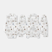 Boho Twigs & Pinecone Weihnachtsausweis986 Geschenkschachtel (Ungefaltet)