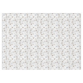 Boho Twigs & Pinecone Weihnachtsausweis986 Tischdecke (Vorderseite (Horizontal))