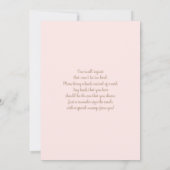 Boho Twin Girls Babydusche Einladung (Rückseite)