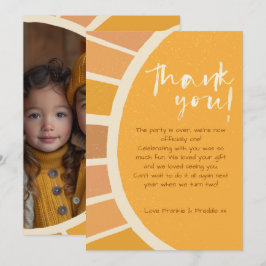 Boho Twins Erster Ausflug rund um das Sun Foto 1 G Dankeskarte