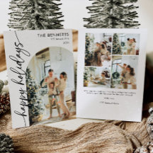 Boho Typografie Happy Holidays Arch Foto