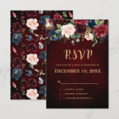 Boho UAWG RSVP Karte (Vorne/Hinten)