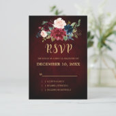 Boho UAWG RSVP Karte (Stehend Vorderseite)