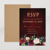 Boho UAWG RSVP Karte (Vorne/Hinten)