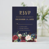 Boho UAWG RSVP Karte (Stehend Vorderseite)