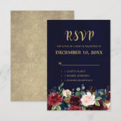 Boho UAWG RSVP Karte (Vorne/Hinten)