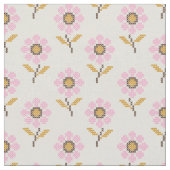 Boho Ukrainian Folk Muster Fabric Stoff (Nahaufnahme)