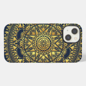 Boho- und Mandala-Muster-Stil iPhone Hülle (Rückseite (Horizontal))