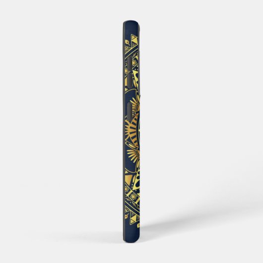 Boho und Mandala Pattern Style Samsung Galaxy Hülle (Rechte Seite)