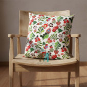Boho, ungarisches Volksgut, Blumenmuster, Matyo, T Stoff