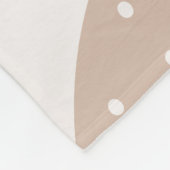 Boho Unicorn Individuelle Name Blanket Fleecedecke (Ecke)