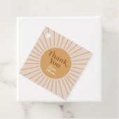 Boho unser kleiner Sonnenschein vielen Dank Geschenkanhänger (Beispiel)