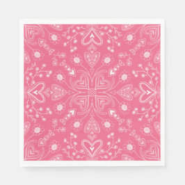 Boho Valentine Garden Serviette