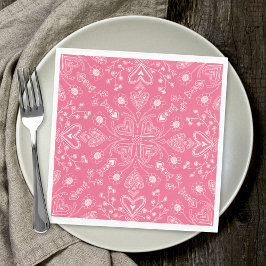 Boho Valentine Garden Serviette