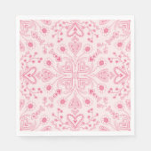 Boho Valentine Garden Serviette (Vorderseite)