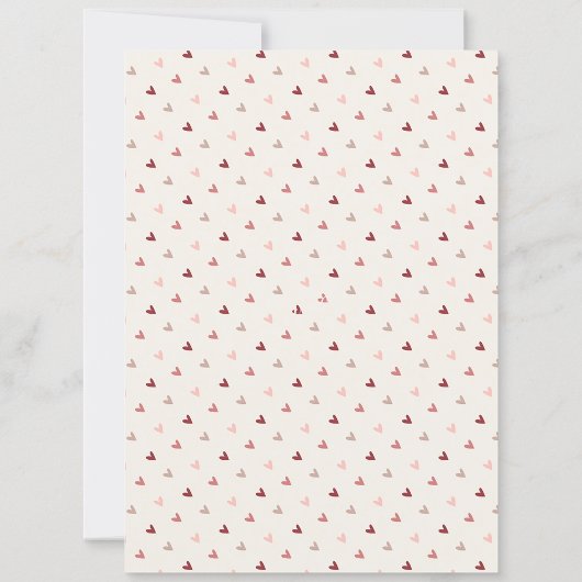 Boho Valentine Sweetheart Cherub Babydusche Einladung