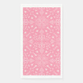 Boho Valentinsgarten Papier-Gasttücher Serviette (Vorderseite)