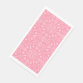 Boho Valentinsgarten Papier-Gasttücher Serviette (Ecke)