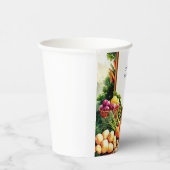 Boho Veggies Bauern Markt Geburtstag Pappbecher (Rechts)