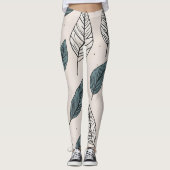 Boho verlasse art leggings (Vorderseite)
