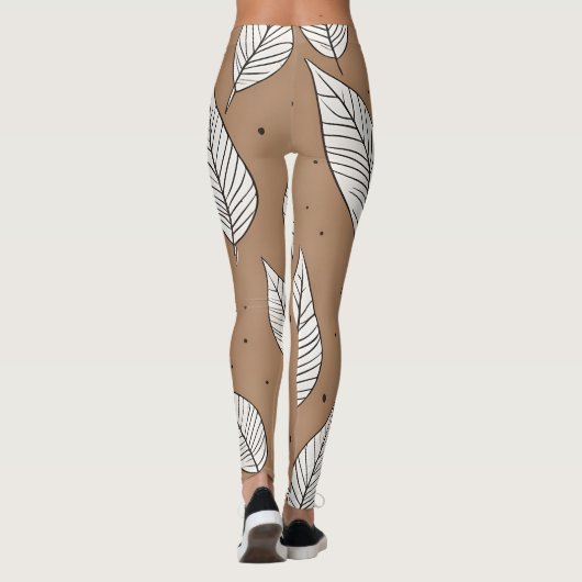Boho verlasse art leggings (Rückseite)