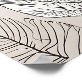 Boho verlasse art poster (Ecke)