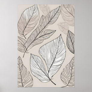 Boho verlasse art poster