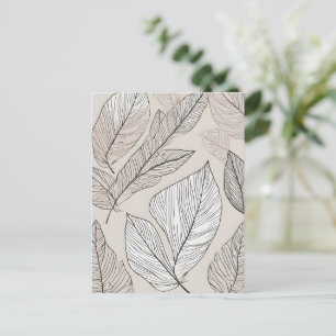 Boho verlasse art postkarte