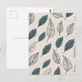 Boho verlasse art postkarte (Vorne/Hinten)
