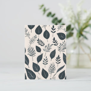 Boho verlasse art postkarte